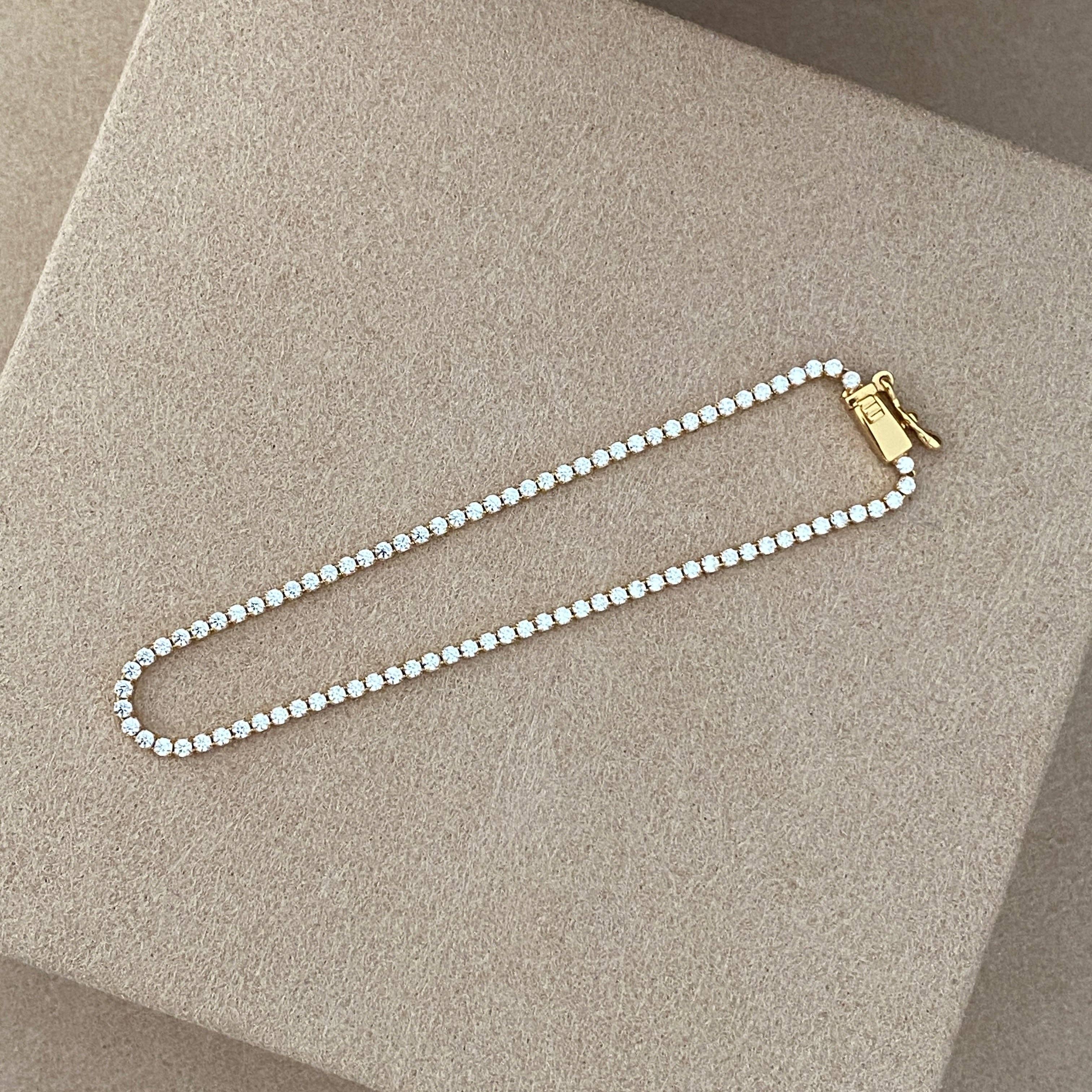 Tennis Bracelet | Gold