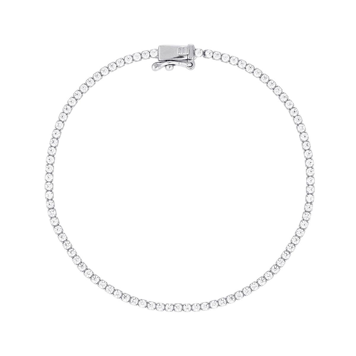 Tennis Bracelet | Silver