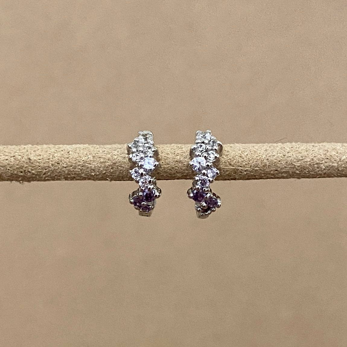 Purple Gradient Covey Huggies | Silver (Limited Release)