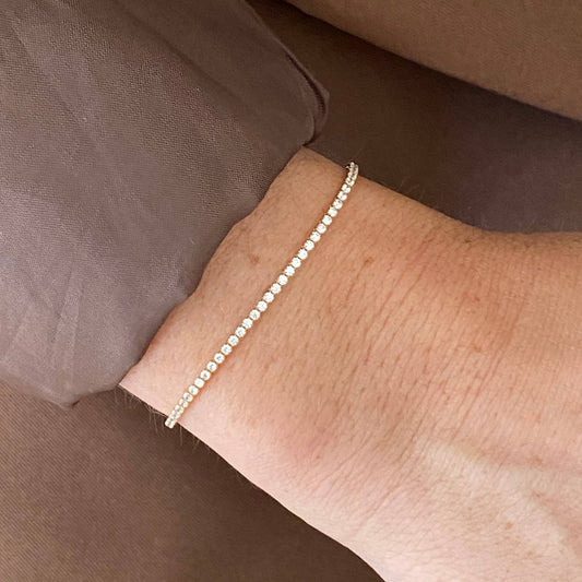 Tennis Bracelet | Gold