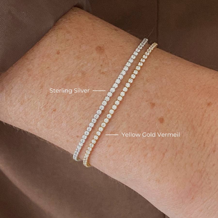 Tennis Bracelet | Silver