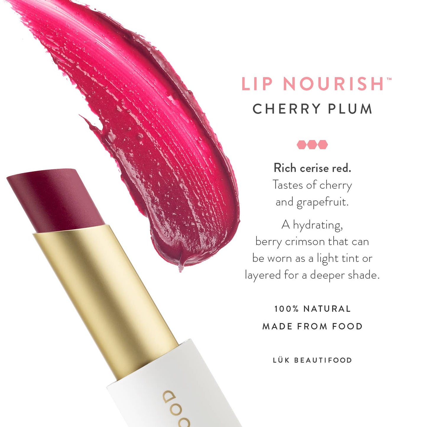 Lip Nourish™ Lipstick | Cherry Plum