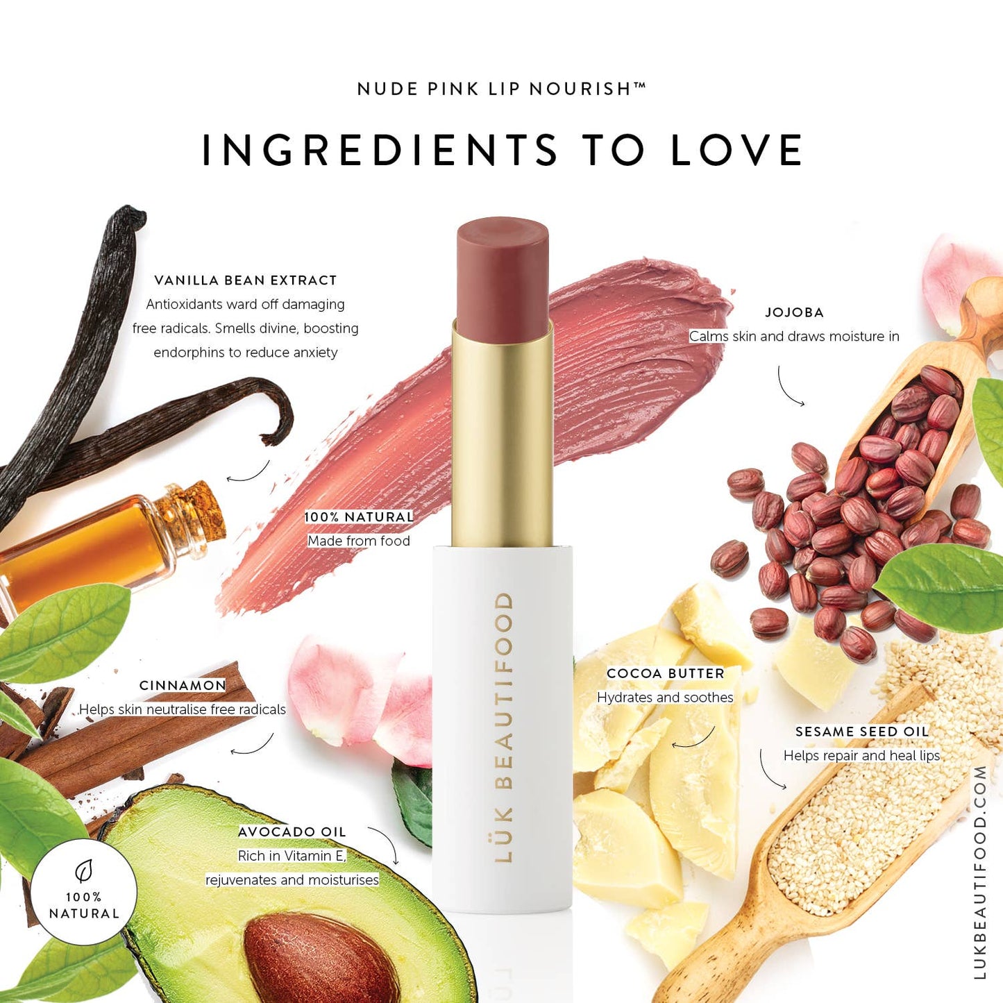 Lip Nourish™ Lipstick | Nude Pink