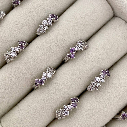 Purple Gradient Covey Huggies | Silver (Limited Release)