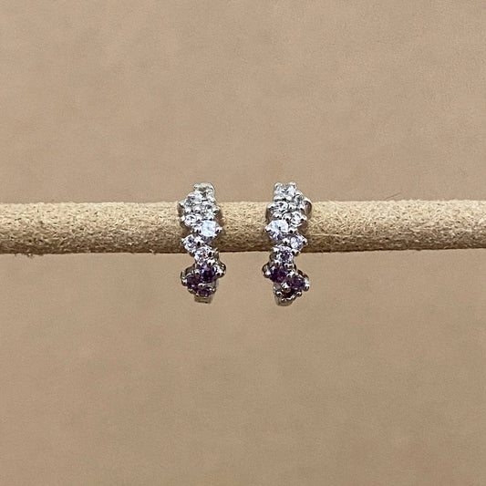 Purple Gradient Covey Huggies | Silver (Limited Release)