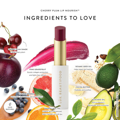 Lip Nourish™ Lipstick | Cherry Plum